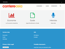 Tablet Screenshot of corriereasia.com